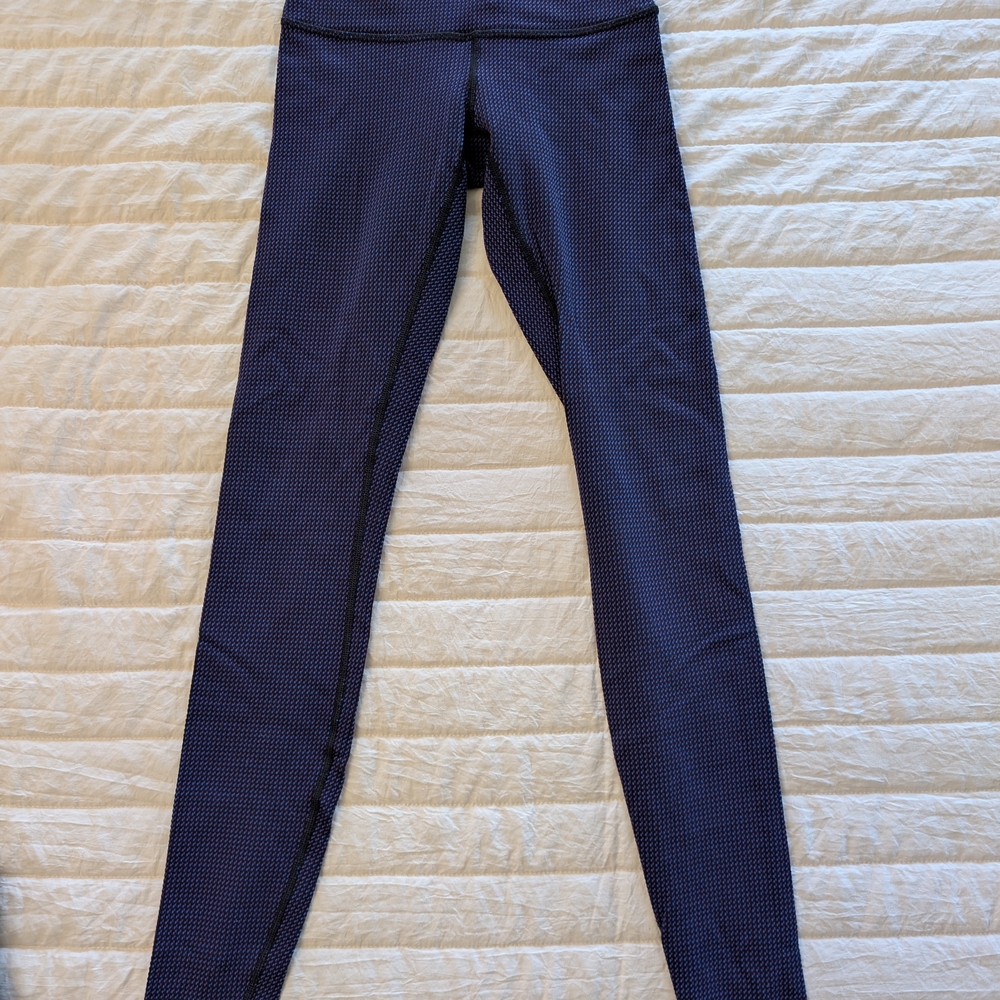 Lululemon Athletica Multicolor Patterned Leggings Size 4